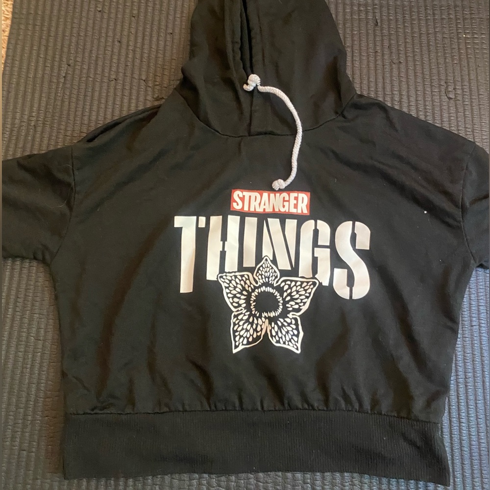 Stranger Things cropped hoodie